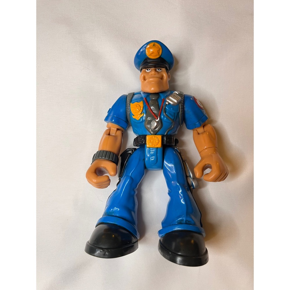 Vintage 1998 Fisher-Price Rescue Heroes Sergeant Siren Action Figure